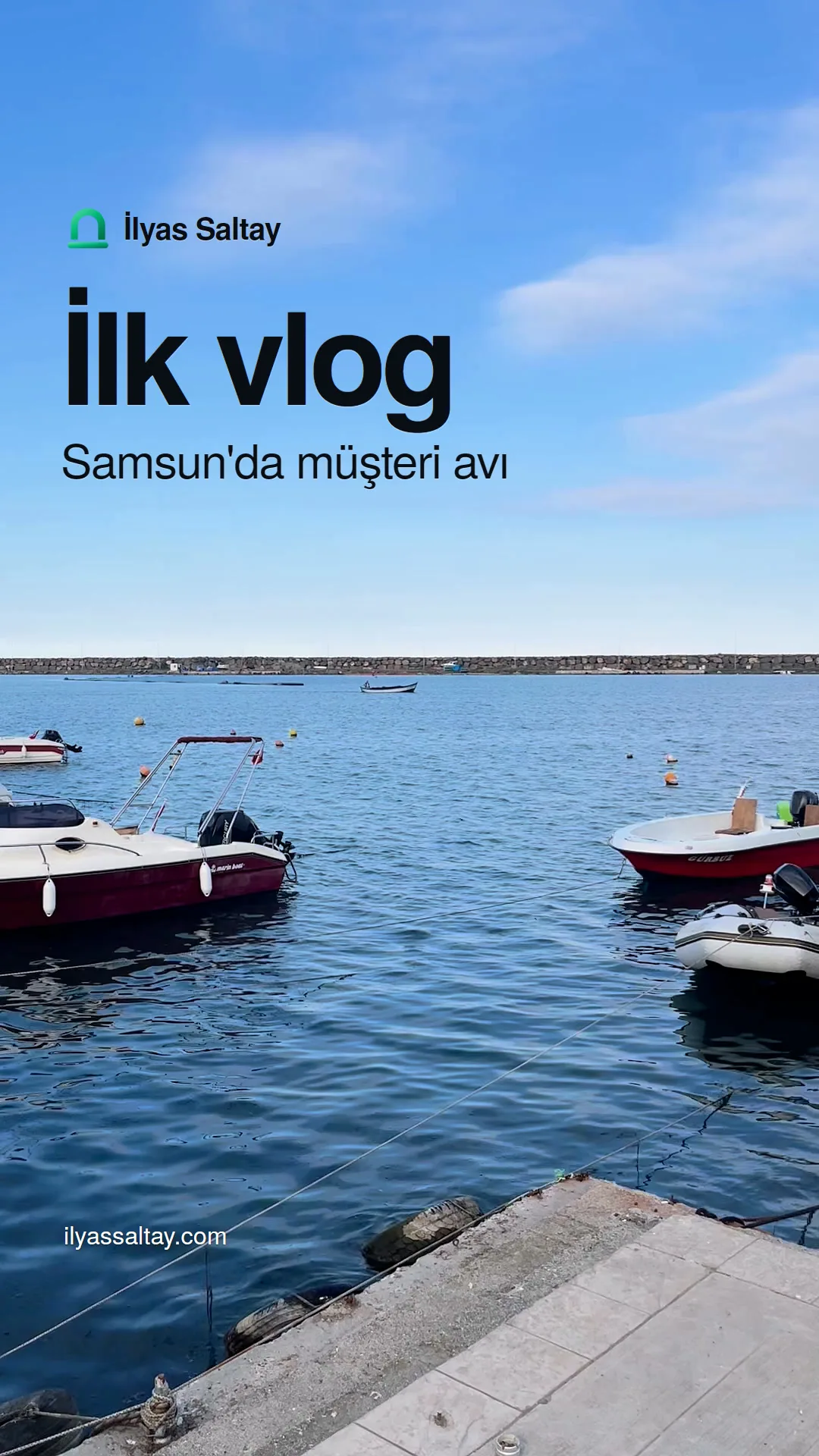 İlk vlog: Samsun'da müşteri avı, bölüm kapağı
